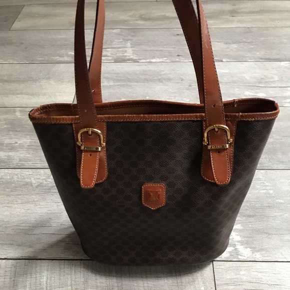 CÉLINE Vintage Macadam Bucket Bag - Picture 14 of 14